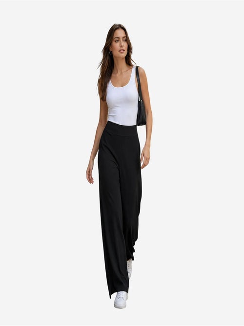 Pantalones de chándal de mujer en mezcla de viscosa tommy - Kiabi Pantalones de chándal de mujer en mezcla de viscosa tommy - Kiabi