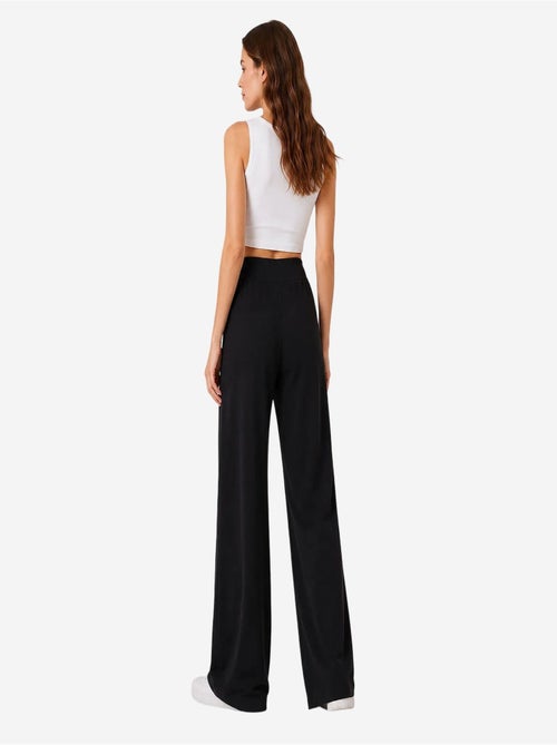 Pantalones de chándal de mujer en mezcla de viscosa tommy - Kiabi Pantalones de chándal de mujer en mezcla de viscosa tommy - Kiabi