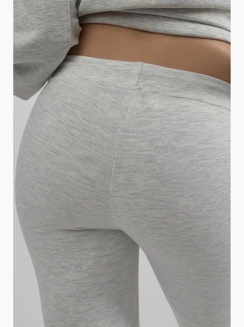 Pantalones de chándal de pierna acampanada de talle medio con cordón busem - Kiabi