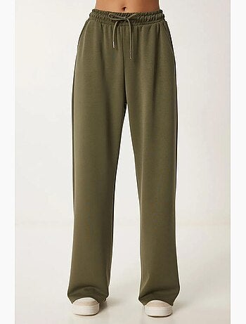 Pantalones de chándal de pierna ancha con cintura de cordón istanbul