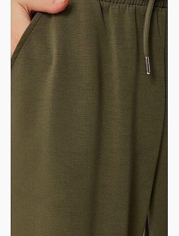 Pantalones de chándal de pierna ancha con cintura de cordón istanbul
