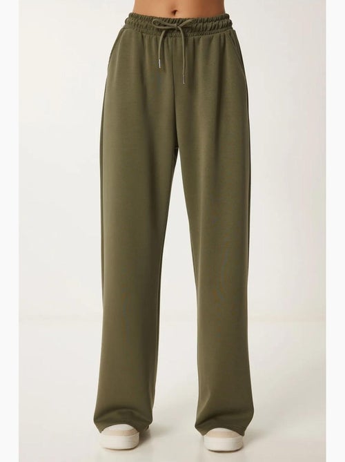 Pantalones de chándal de pierna ancha con cintura de cordón istanbul - Kiabi