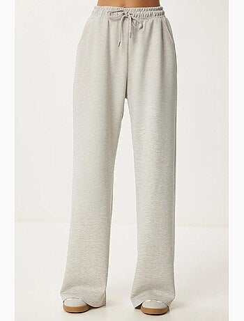 Pantalones de chándal de pierna ancha con cintura de cordón istanbul