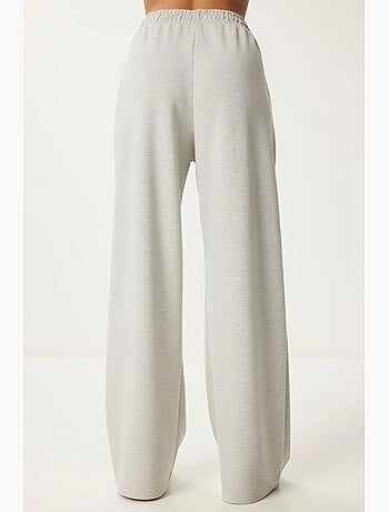 Pantalones de chándal de pierna ancha con cintura de cordón istanbul