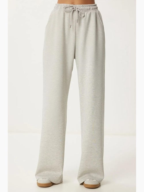Pantalones de chándal de pierna ancha con cintura de cordón istanbul - Kiabi Pantalones de chándal de pierna ancha con cintura de cordón istanbul - Kiabi
