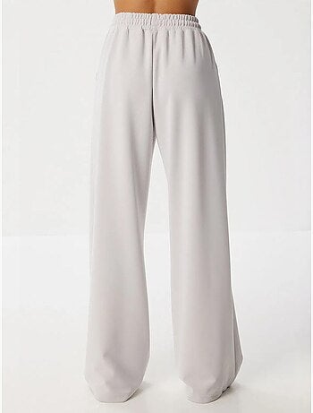 Pantalones de chándal de pierna ancha con cintura de cordón istanbul