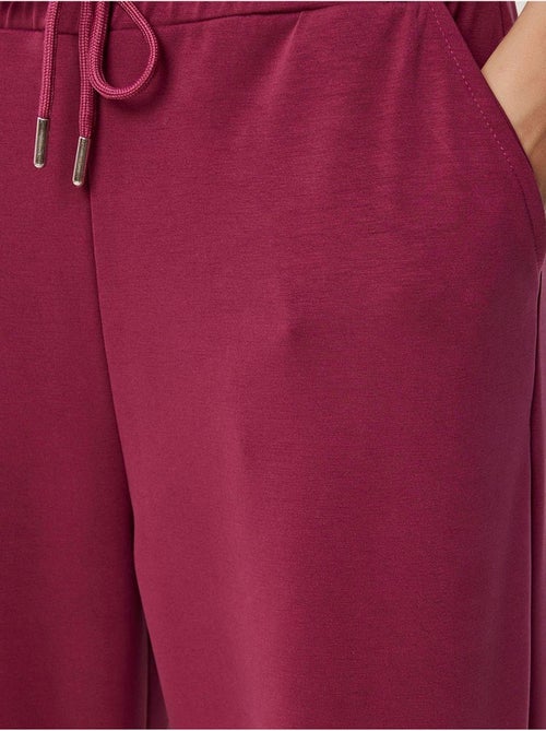 Pantalones de chándal de pierna ancha con cintura de cordón istanbul - Kiabi Pantalones de chándal de pierna ancha con cintura de cordón istanbul - Kiabi