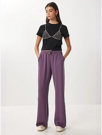 Pantalones de chándal de pierna ancha con cintura de cordón istanbul
