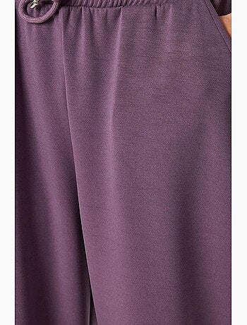 Pantalones de chándal de pierna ancha con cintura de cordón istanbul