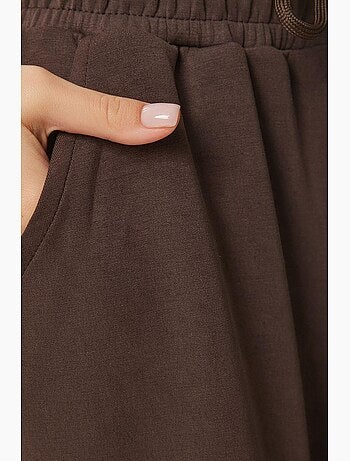 Pantalones de chándal de pierna ancha con cintura de cordón istanbul