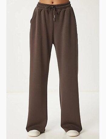 Pantalones de chándal de pierna ancha con cintura de cordón istanbul