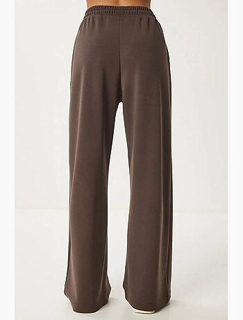 Pantalones de chándal de pierna ancha con cintura de cordón istanbul