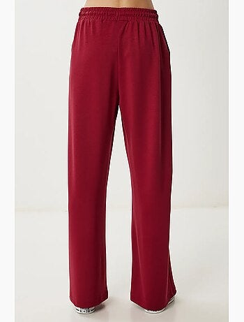 Pantalones de chándal de pierna ancha con cintura de cordón istanbul