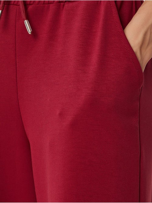 Pantalones de chándal de pierna ancha con cintura de cordón istanbul - Kiabi