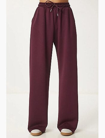 Pantalones de chándal de pierna ancha con cintura de cordón istanbul