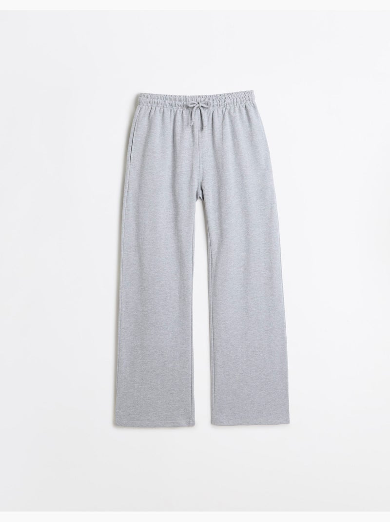 Pantalones de chándal de pierna ancha, mo fashion Gris - Kiabi