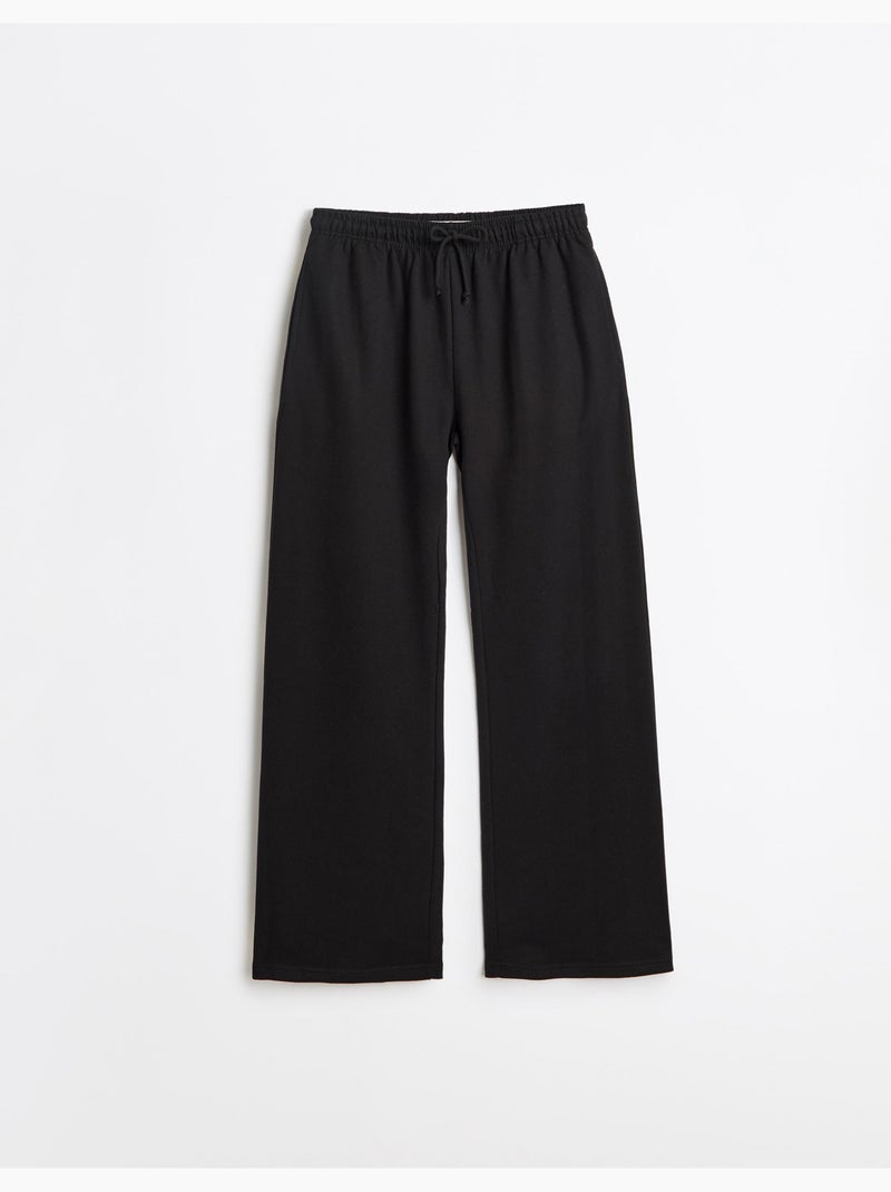 Pantalones de chándal de pierna ancha, mo fashion Negro - Kiabi