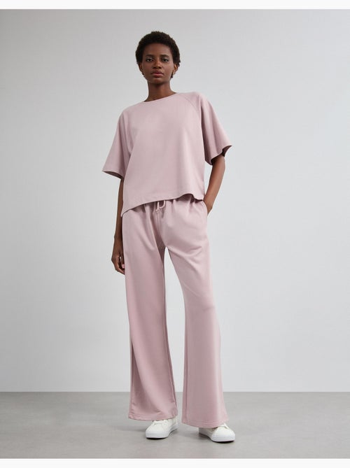 Pantalones de chándal de pierna ancha, mo fashion - Kiabi Pantalones de chándal de pierna ancha, mo fashion - Kiabi