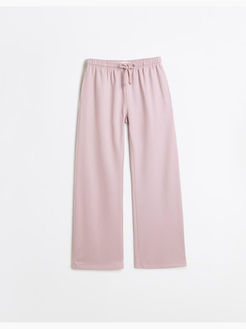 Pantalones de chándal de pierna ancha, mo fashion Violeta - Kiabi