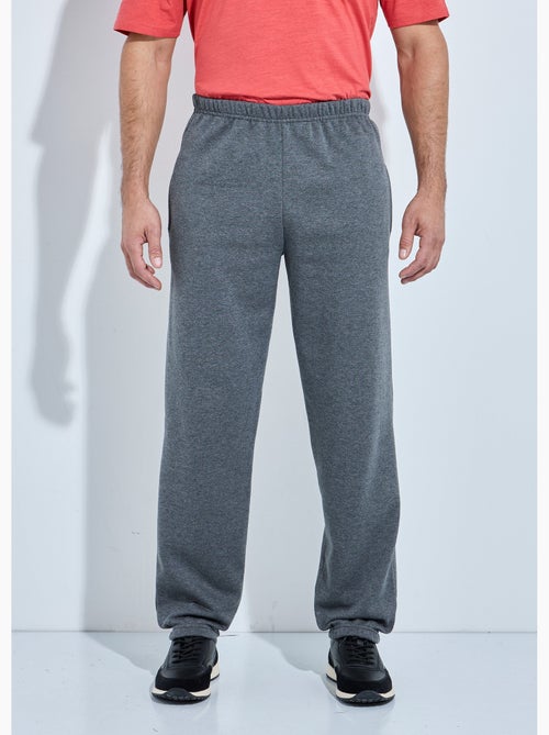 Pantalones de chándal de polar con dobladillo y cinturilla elásticos - Afibel - Kiabi