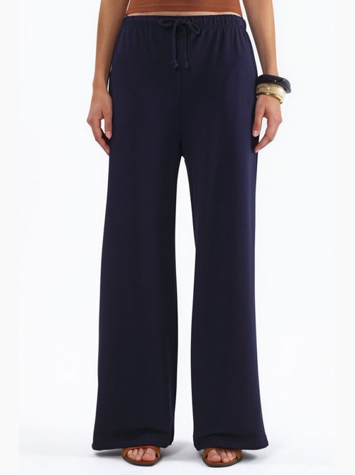 Pantalones de chándal en mezcla de algodón de pierna recta para mujer busem - Kiabi