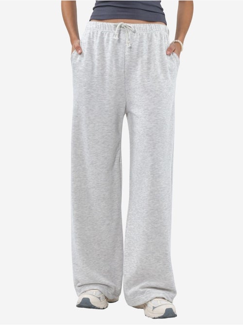 Pantalones de chándal en mezcla de algodón de pierna recta para mujer busem - Kiabi Pantalones de chándal en mezcla de algodón de pierna recta para mujer busem - Kiabi