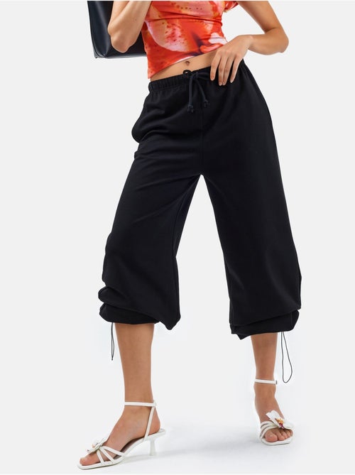 Pantalones de chándal en mezcla de algodón de pierna recta para mujer busem - Kiabi Pantalones de chándal en mezcla de algodón de pierna recta para mujer busem - Kiabi