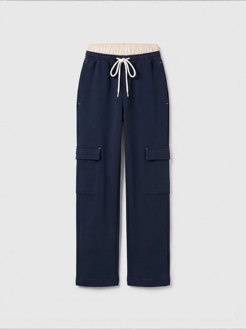 Pantalones de chándal juveniles unisex de algodón y poliéster tommy - Kiabi Pantalones de chándal juveniles unisex de algodón y poliéster tommy - Kiabi