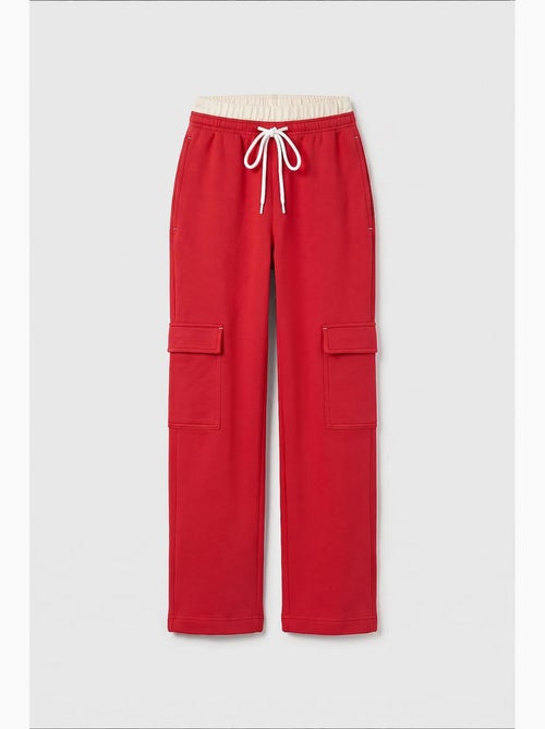 Pantalones de chándal juveniles unisex de algodón y poliéster tommy - Kiabi Pantalones de chándal juveniles unisex de algodón y poliéster tommy - Kiabi