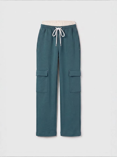 Pantalones de chándal juveniles unisex de algodón y poliéster tommy - Kiabi Pantalones de chándal juveniles unisex de algodón y poliéster tommy - Kiabi