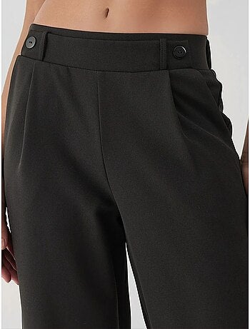 Pantalones de cintura alta con detalle de botones