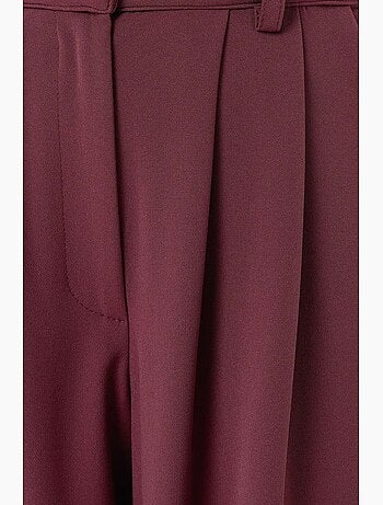 Pantalones de cintura doble y pierna ancha hiccup