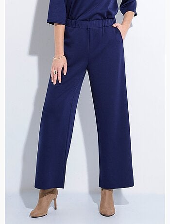 Pantalones de corte cómodo con punto suave - Afibel