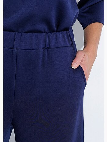 Pantalones de corte cómodo con punto suave - Afibel