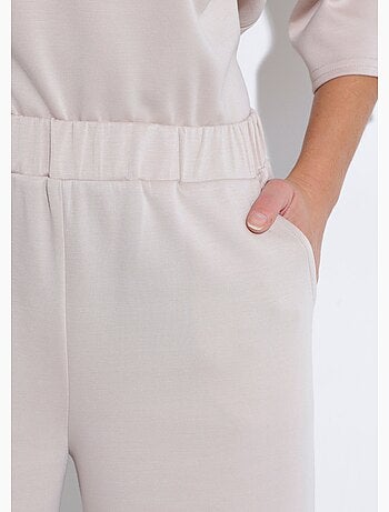 Pantalones de corte cómodo con punto suave - Afibel