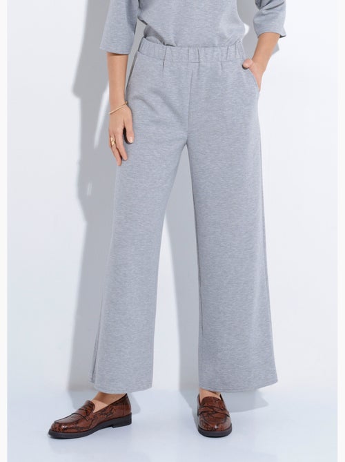 Pantalones de corte cómodo con punto suave - Afibel - Kiabi