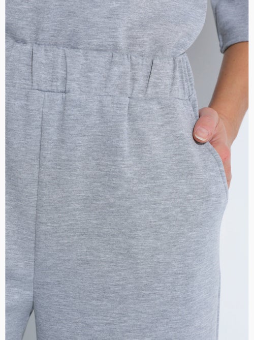 Pantalones de corte cómodo con punto suave - Afibel - Kiabi