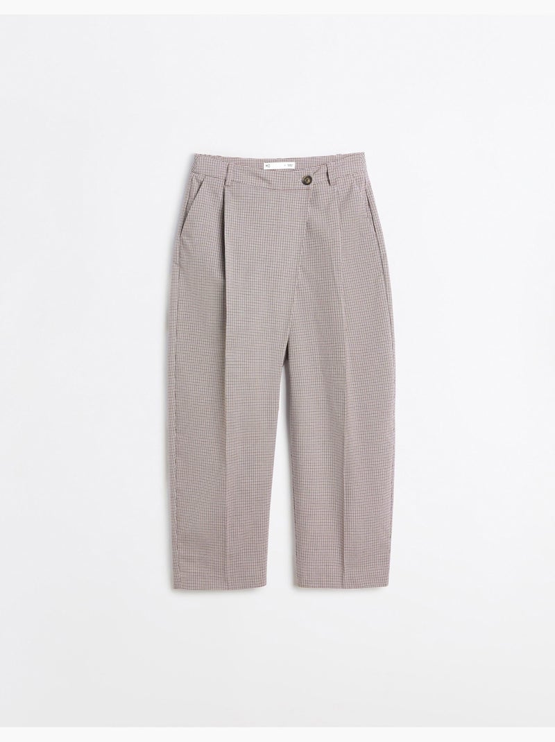 Pantalones de cuadros, mo fashion Beige - Kiabi