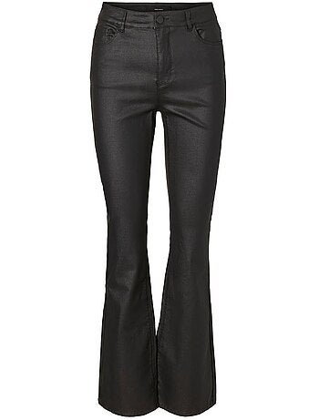 Pantalones de Cuero Sintético de Talla Grande Vero Moda Curve para Mujer