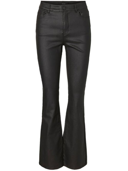Pantalones de Cuero Sintético de Talla Grande Vero Moda Curve para Mujer - Kiabi