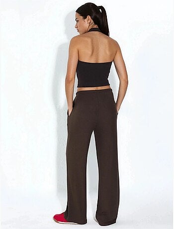 Pantalones de jersey de pierna ancha busem