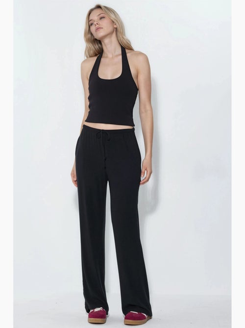 Pantalones de jersey de pierna ancha busem - Kiabi Pantalones de jersey de pierna ancha busem - Kiabi