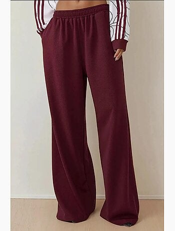 Pantalones de jersey de pierna ancha con cintura elástica hiccup