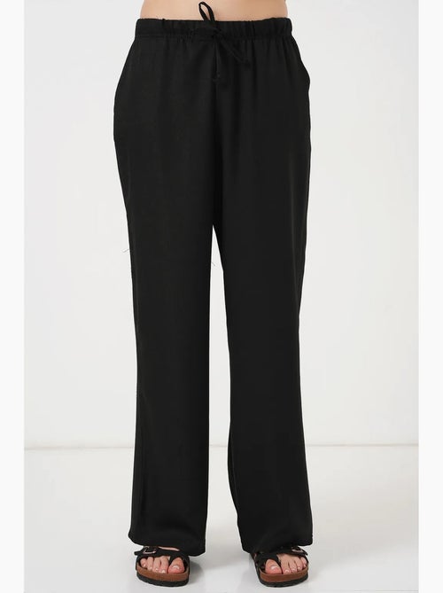 Pantalones de lino de pierna ancha bdart - Kiabi