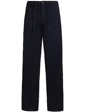 Pantalones de lino fluidos teddy smith para hombre