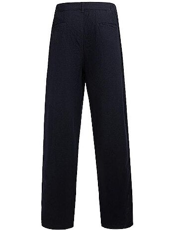 Pantalones de lino fluidos teddy smith para hombre