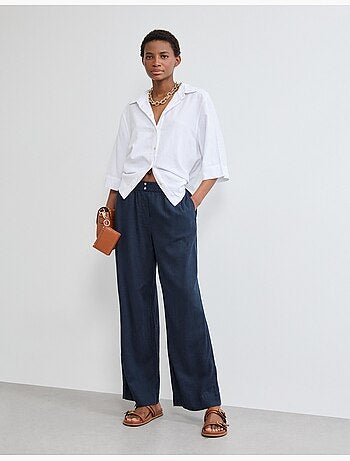 Pantalones de lino, MO Fashion