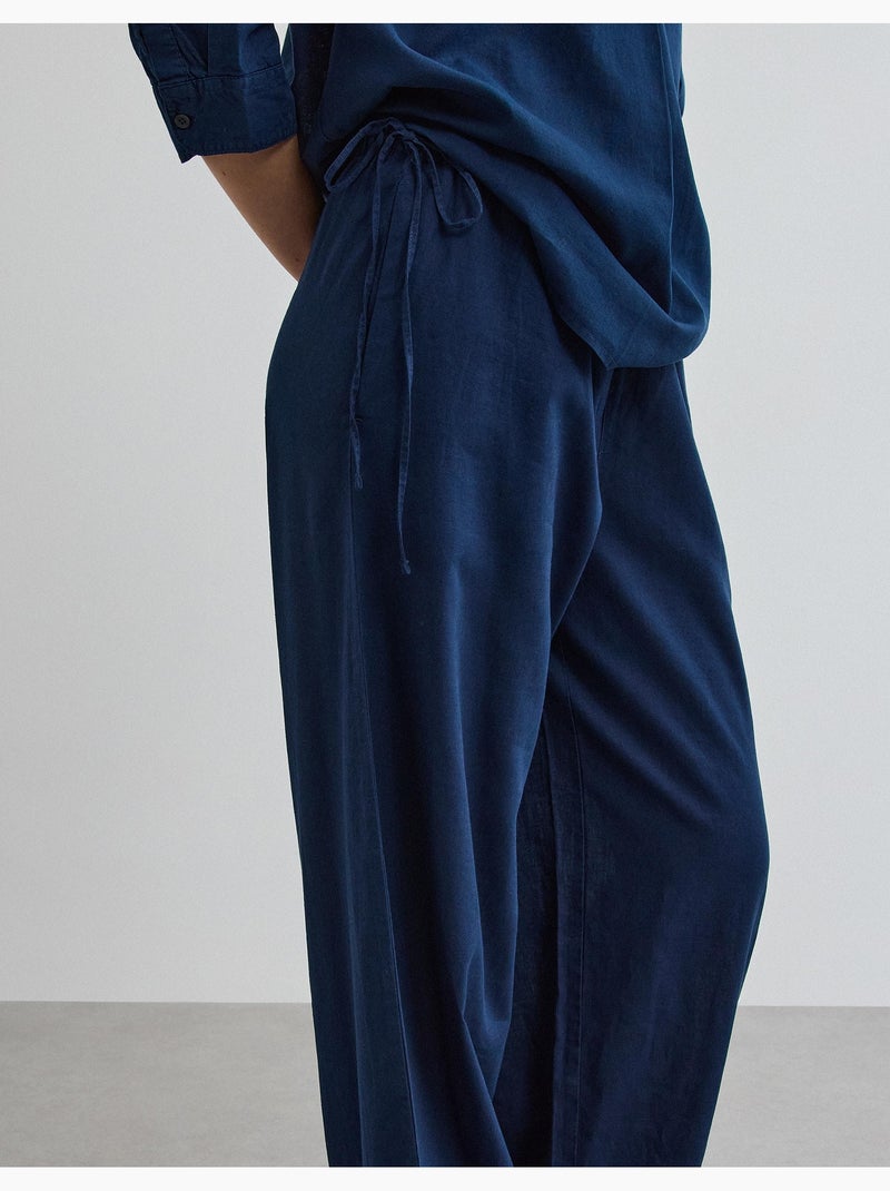 Pantalones de lino, MO Fashion Azul - Kiabi
