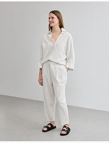 Pantalones de lino, MO Fashion