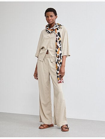 Pantalones de lino, MO Fashion